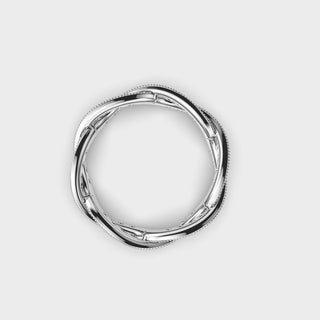 1.2CT Round Cut Diamond Infinity Setting Women Wedding Band