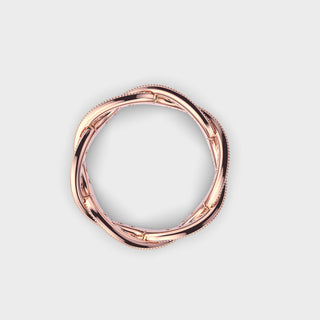 1.2CT Round Cut Diamond Infinity Setting Women Wedding Band