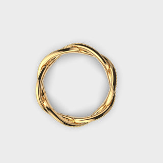 1.2CT Round Cut Diamond Infinity Setting Women Wedding Band