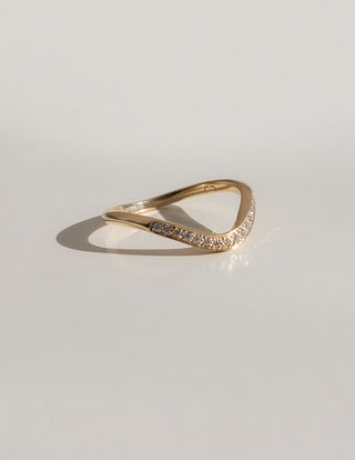 1.0CT-2.0CT Oval Cut Curved Unique Diamond Rings Classy With Matching Wedding Band