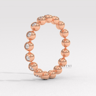 bezel bridal ring