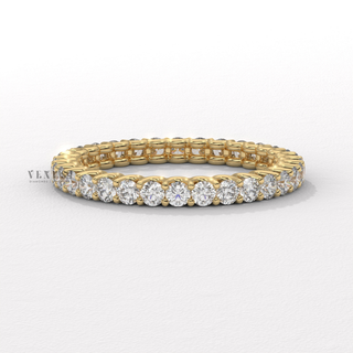 round cut diamond wedding band
round diamond eternity band
round diamond stacking band