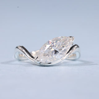 1.0CT Marquise Cut Moissanite Diamond Unique Engagement Rings