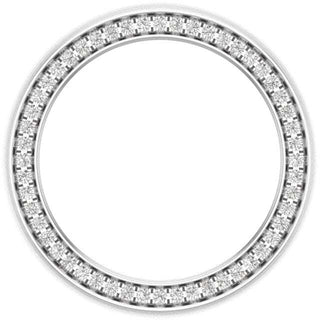 1.0ct Round Cut Eternity Moissanite Men's Wedding Band