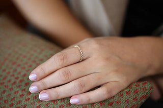 0.40 TCW Round Cut Zig Zag Eternity Moissanite Diamond Wedding Band