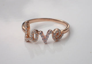 0.35 TCW Round Cut Love Moissanite Diamond Wedding Band