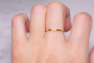 0.06TCW Minimalist 3 Stone Round Moissanite Diamond Wedding Band