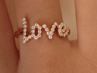 0.35 TCW Round Cut Love Moissanite Diamond Wedding Band