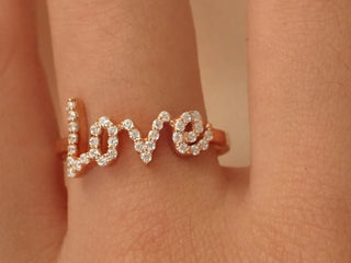 0.35 TCW Round Cut Love Moissanite Diamond Wedding Band