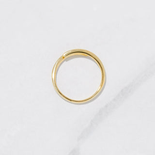 Stunning Plain Spiral Open Adjustable Wedding Band