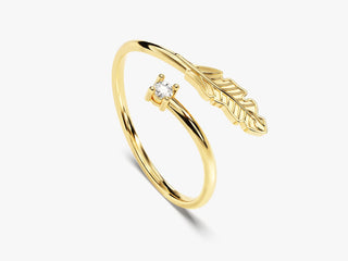 0.03 TCW Round Cut Leaf Shape Open Moissanite Diamond Wedding Band