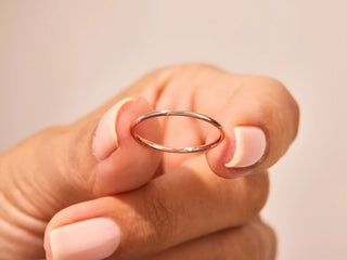Classic Plain Simple Wedding Band For Men And Women