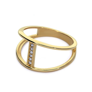 0.10 TCW Round Cut Vertical Bar Dubble Band Moissanite Diamond Wedding Band