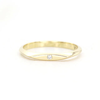 0.02 TCW Round Cut Marquise Shape Pointed Moissanite Diamond Wedding Band
