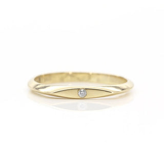 0.02 TCW Round Cut Marquise Shape Pointed Moissanite Diamond Wedding Band