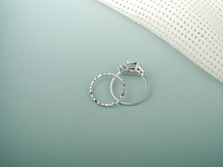 0.25 TCW Round Cut Unique Bezel Eternity Moissanite Diamond Wedding Band