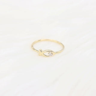 0.025 TCW Round Cut Fish Shape Moissanite Diamond Wedding Band
