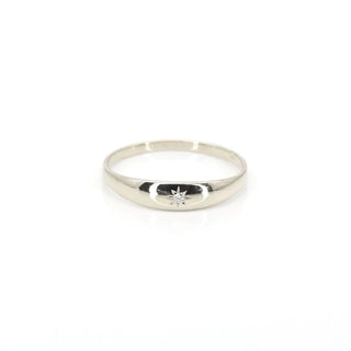 0.01 TCW Unique Round Cut Star Moissanite Diamond Wedding Band