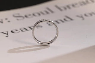 0.03 TCW Round Cut Satin Milgrain Moissanite Diamond Wedding Band
