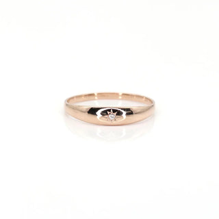 0.01 TCW Unique Round Cut Star Moissanite Diamond Wedding Band
