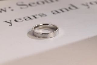 0.03 TCW Round Cut Satin Milgrain Moissanite Diamond Wedding Band