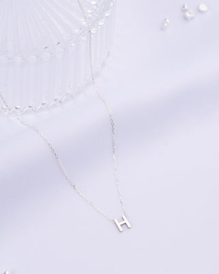 Initial Letter Personalized Necklace 14K Gold Ring for Women