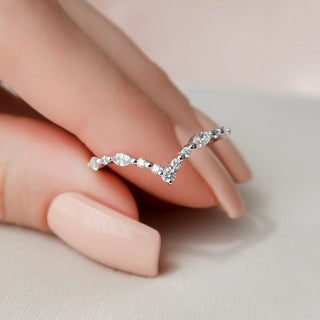 3.0CT Oval Cut Cluster Diamond Moissanite Bridal Engagement Ring Set