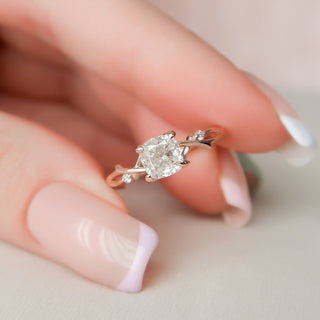 cushion  ring , cushion  diamond ring , cushion  engagement ring , cushion  Moissanite ring , engagenent ring cushion  , unique engagement ring cushion  