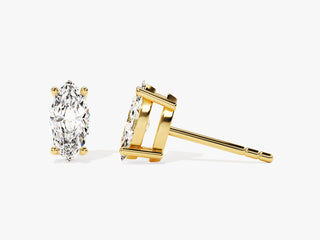 Marquise Cut Diamond Moissanite Stud Earrings