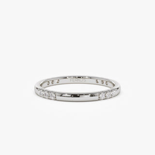 Round Cut Eternity Diamond Wedding Ring Gift for Women