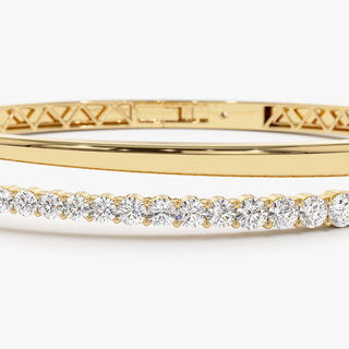 Round Cut Diamond Bracelet Design