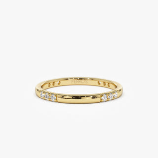 Round Cut Eternity Diamond Wedding Ring Gift for Women