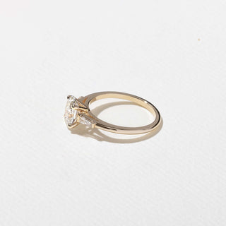 1.0ct Oval Cut Three Stone Diamond Engagement Ring