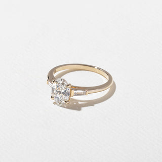 1.0ct Oval Cut Three Stone Diamond Engagement Ring