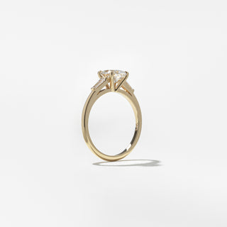 1.0ct Oval Cut Three Stone Diamond Engagement Ring