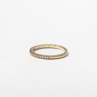 Brilliant 2.0ct oval solitaire moissanite wedding band side profile view