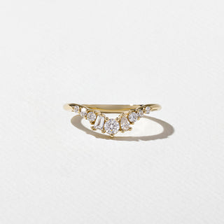 2.0ct Three Stone Oval Moissanite Diamond Unique Solitaire Engagement Ring With Wedding Band