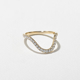 1.75ct Oval Cut Curved Unique Diamond Rings Engagement With Matching Band