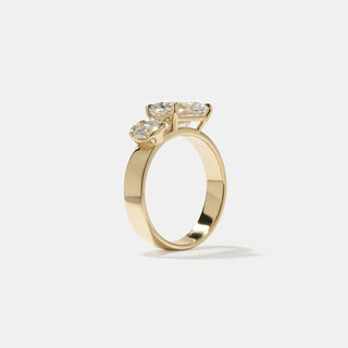 2.30ct Oval & Round Cut Diamond Unique Engagement Ring