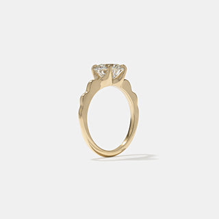 1.80ct Round Cut Diamond Unique Band Engagement Ring