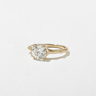 1.80ct Round Cut Diamond Unique Band Engagement Ring
