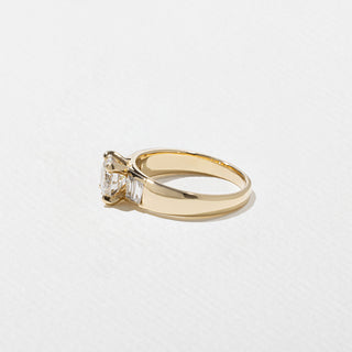 1.20ct Round Cut Diamond Unique Five Stone Band Engagement Ring