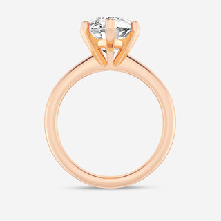 Bold 1.0ct marquise solitaire moissanite ring sparkle close up