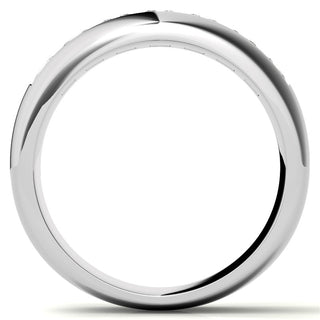 1.96ct Princess Cut Channel Moissanite Men's Wedding Band