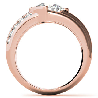 2.0ct Round Brilliant Moissanite Channel Men's Wedding Band