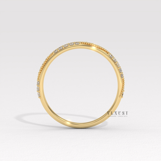 moissanite vintage band