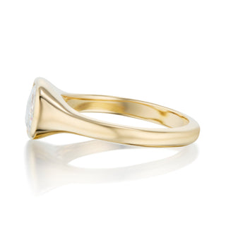 oval moissanite rings rose cut solitaire band