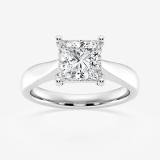 Princess Cut Solitaire  Moissanite Diamond Engagement For Women