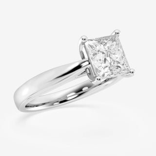 Princess Cut Solitaire  Moissanite Diamond Engagement For Women