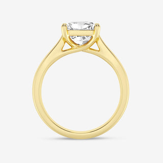 Princess Cut Solitaire  Moissanite Diamond Engagement For Women